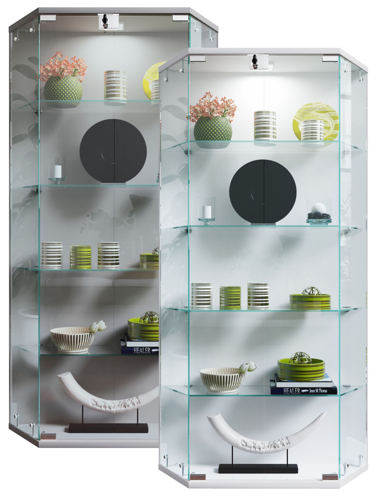 VCM Vitrine murale suspendue vitrine en verre vitrine murale vitrin...