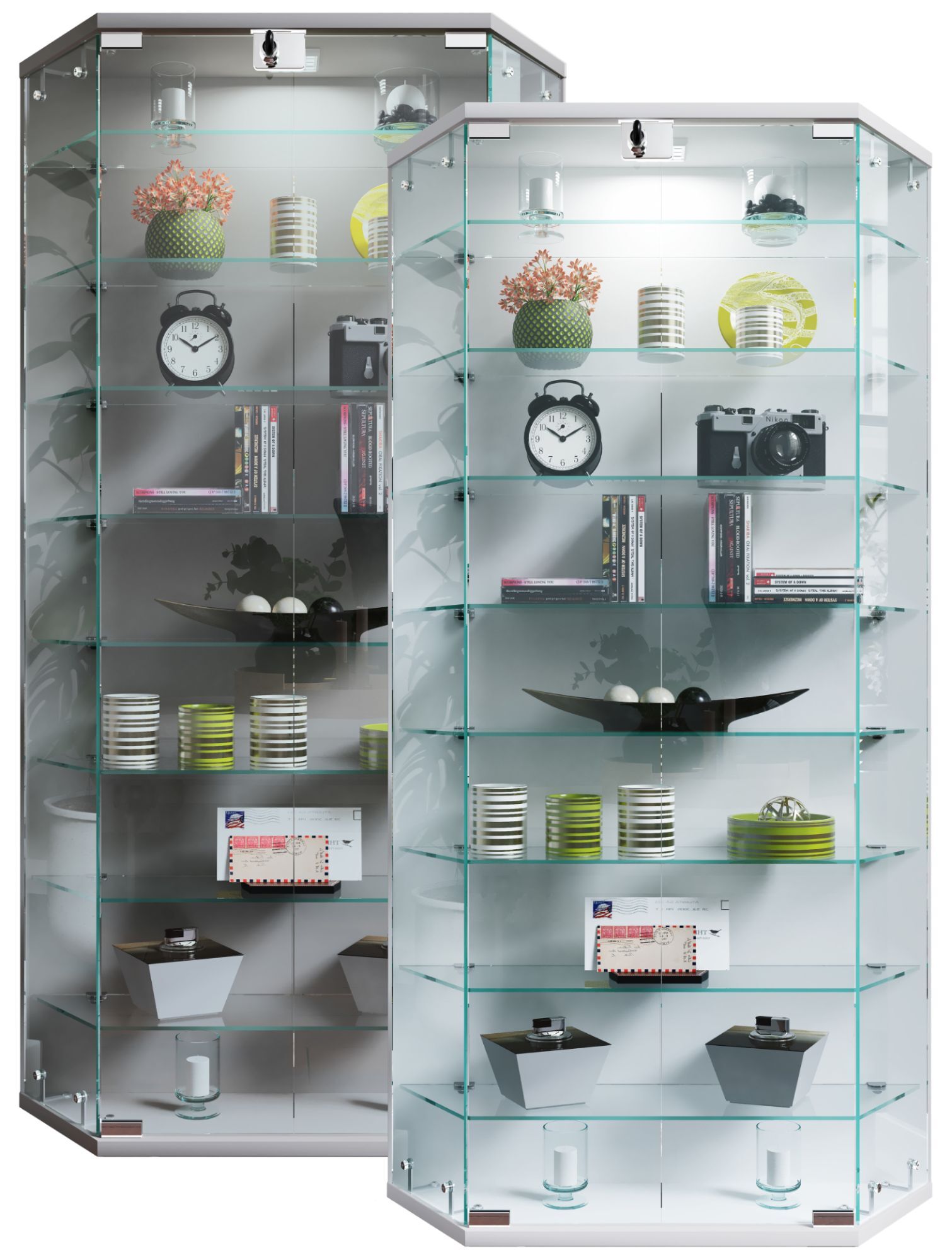 VCM Vitrine murale suspendue vitrine en verre vitrine murale vitrin...