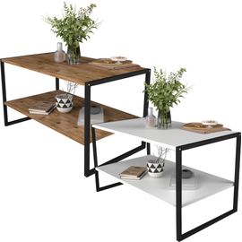 Vcm Table Basse En Bois Table De Salon Table D'appoint Table De Rangement Insasi L Table Basse En Bois Table De Salon Table D'appoint Table De Rangement Insasi L