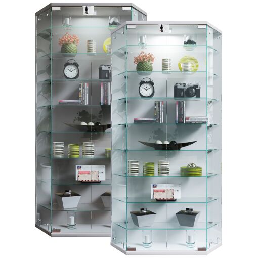 VCM Vitrine murale suspendue vitrine en verre vitrine murale vitrin...