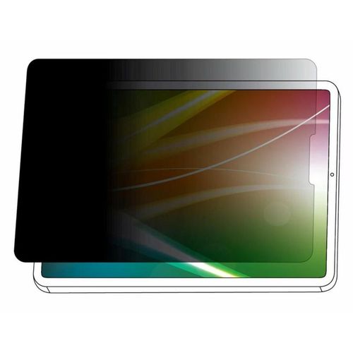 3M Bright Screen Privacy Filter - Filtre de confidentialité pour écran (paysage) pour tablette - lumineux - à double sens - adhésif - noir - pour Apple 12.9-inch iPad Pro (3ème génération, 4ème...