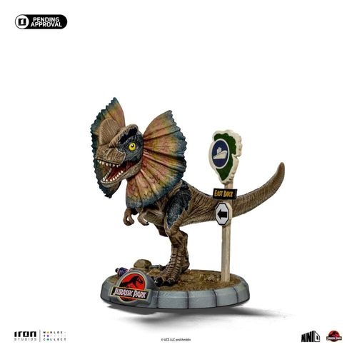 Jurassic Park - Figurine Mini Co. Dilophosaurus 12 Cm