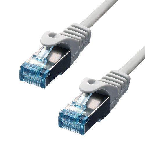 ProXtend - Cordon de raccordement - RJ-45 (M) pour RJ-45 (M) - 7 m - 6 mm - SFTP, PiMF - CAT 6a - IEEE 802.3at - sans halogène, moulé, sans crochet, bloqué - gris