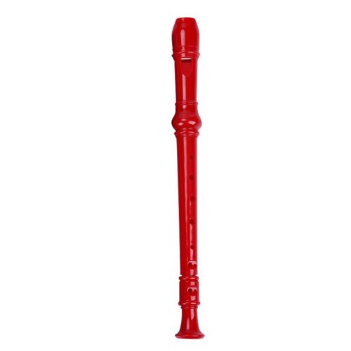 Clarinette En Abs À 8 Trous Pour Enfant,Longue Flûte Colorée,Instrument Musical,Enregistreur Soprano - Type Rouge