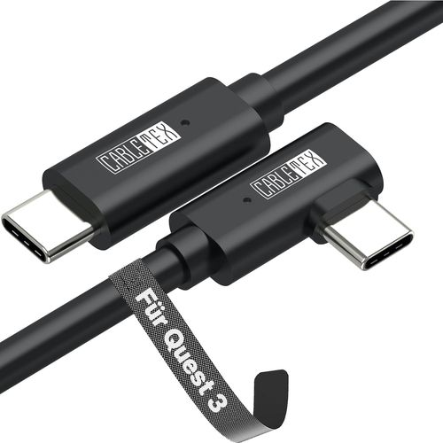 Câble Link 5m Pour Meta Quest 3, Oculus Quest 2, Pico 4, Psvr2, Steam Vr - Câble Usb 3.2 Usb C Pour Casque Vr Et Pc De Jeu, Transfert De Données 5 Gbit/S.[V285]