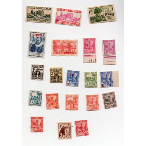Tunisie- Lot De 20 Timbres Neufs Divers