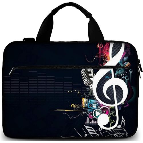 Sacoche Ordinateur 15/15.6 Pouces - Sac Ordinateur Moderne en Toile I Ordinateur Portable de Haute Qualité I Pochette Ordinateur Étanche à l'eau et à la Saleté avec Compartiment Accessoires.[G31]
