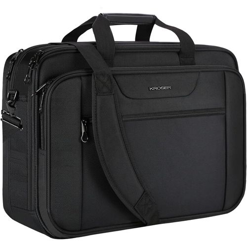 Sac à main Sacoche pour Ordinateur Portable 18.5"" XXL Porte-Documents pour Ordinateur Portable 18"" Capacité Extensible Sacoche pour ordinateur Imperméable pour Hommes/Femmes Laptop Bag.[G46]