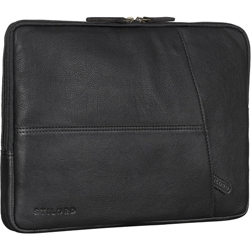 Stylé Pochette Ordinateur 15,6 Pouces Cuir Housse pour MacBook 16 Pouces Porte Document Femme Protection Sacoche Homme Cuir Naturel.[G808]