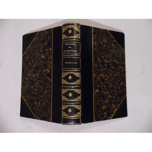 Oeuvres De Frédéric Mistral - Mireille / Mireio - Poème Provençal - Paris / Alphonse Lemerre - 1931 - 515 Pages - Relié (Reliure Dos Noir) - 10 X 16,5 Cm