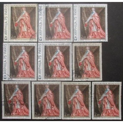 France N°1766 X 10 Oblitéré