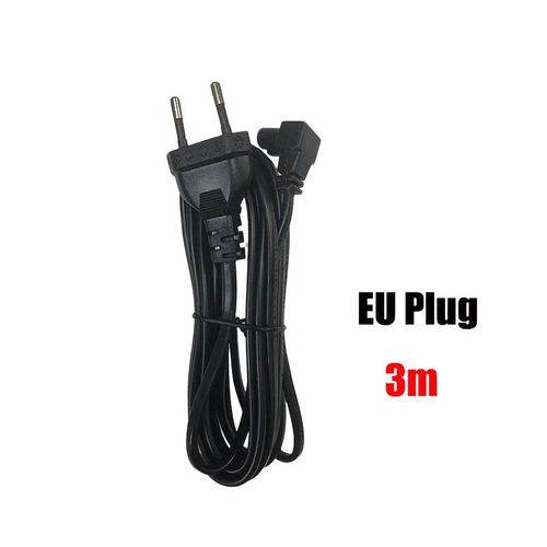 Cordon d'alimentation étendu pour budgétaire HY300,extension de câble AC,développements de câble,prise EU US AU UK,1.2m,3m - Type EU plug Length 3m