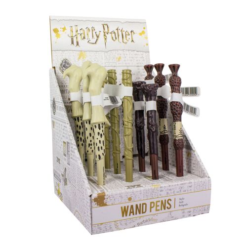 Harry Potter - Présentoir De Stylo-Bille En Forme De Baguette (16 Pièces)