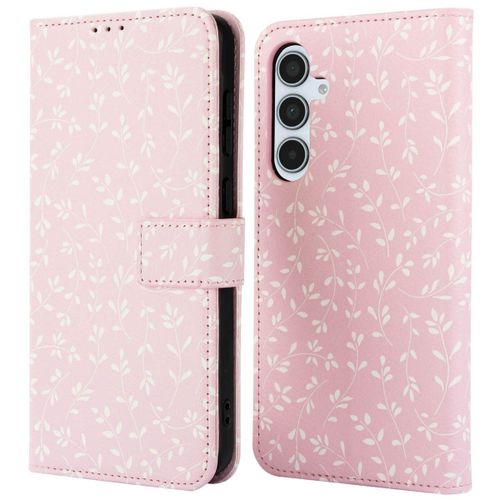 Imoshion Étui De Téléphone Portefeuille Design Samsung Galaxy A35 Pink Bazaar Flowers