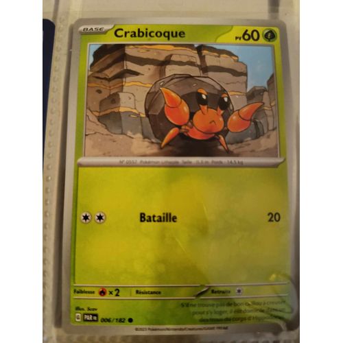 Commune - Pokemon - Faille Paradoxe - Crabicoque 6/182