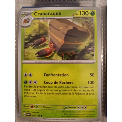 Commune - Pokemon - Faille Paradoxe - Crabaraque 7/182