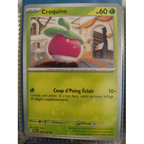 Commune - Pokemon - Faille Paradoxe - Croquine 8/182