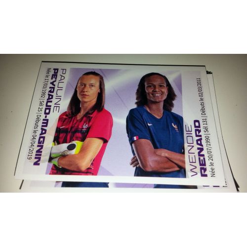 Panini Intermarché N°73 Pauline Peyraud-Magnin / Wendie Renard