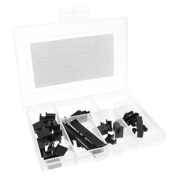 Inline Dust Cover Set For Front Panel And Card Reader - Ensemble De Housses De Protection Pour Connecteur