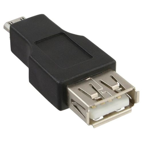 InLine - Adaptateur USB - USB (F) pour Micro-USB de type B (P) - USB 2.0 - noir