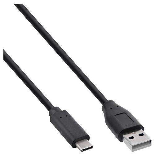 InLine - Câble USB - 24 pin USB-C (M) pour USB (M) - USB 2.0 - 0.5 A - 2 m - noir