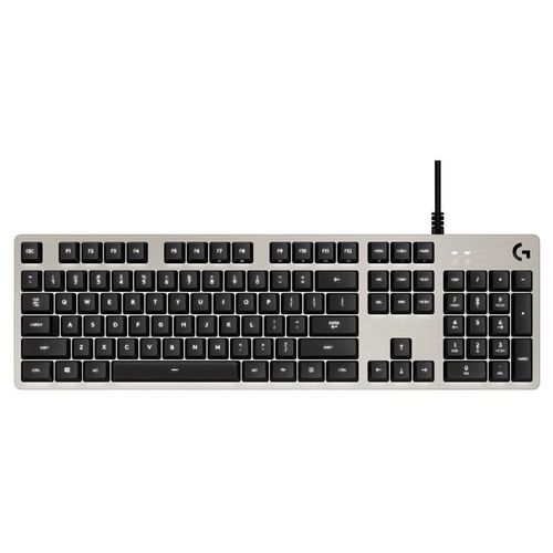 Logitech G413 - Clavier - rétro-éclairé - USB - QWERTZ - Allemand - commutateur : Romer-G - argent