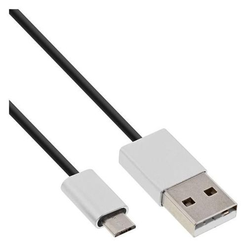 InLine - Câble USB - USB (M) pour Micro-USB de type B (M) - USB 2.0 - 3 m - noir