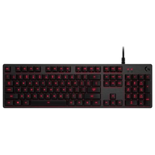 Logitech G413 - Clavier - rétro-éclairé - USB - QWERTY - Espagnol - commutateur : Romer-G - carbone