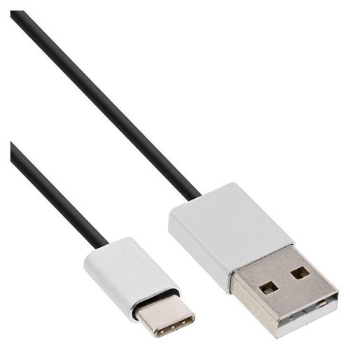 InLine - Câble USB - 24 pin USB-C (M) pour USB (M) - USB 2.0 - 1.5 A - 5 m - noir