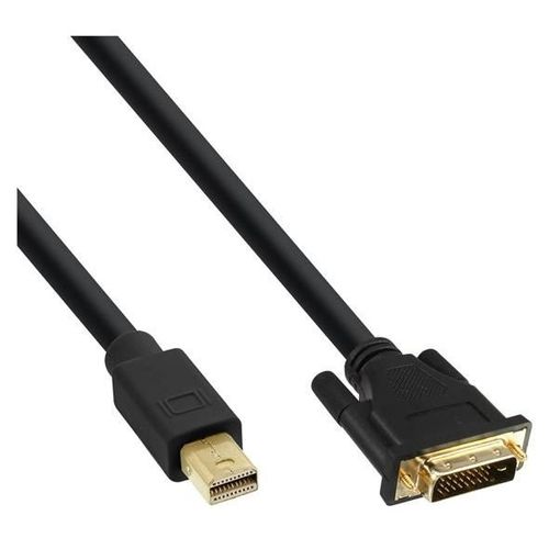 InLine - Câble adaptateur - Mini DisplayPort (M) pour DVI-D (M) - 50 cm - noir