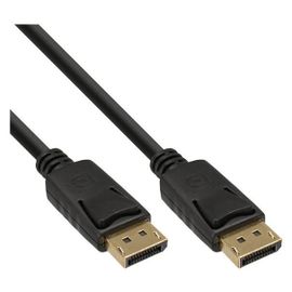InLine - Câble DisplayPort - DisplayPort (M) pour DisplayPort (M) - DisplayPort 1.2 - 1.5 m - support 4K - noir