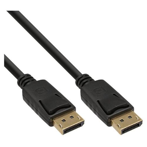 InLine - Câble DisplayPort - DisplayPort (M) pour DisplayPort (M) - DisplayPort 1.2 - 50 cm - support 4K - noir
