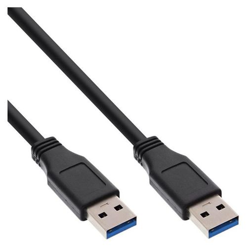 InLine - Câble USB - USB type A (M) pour USB type A (M) - USB 3.0 - 30 cm - noir