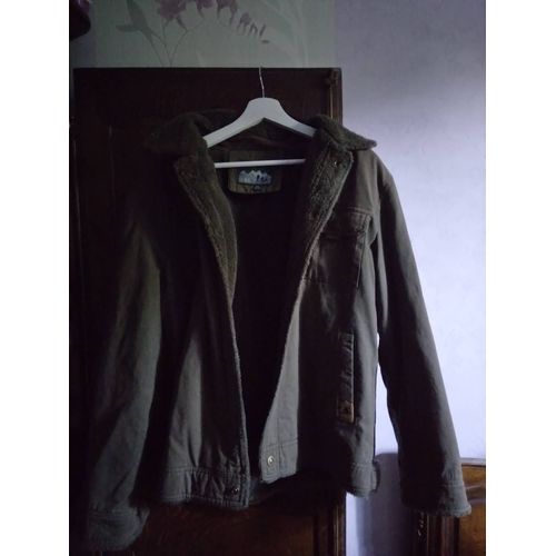 Manteau Homme Hiver Coton Vert
