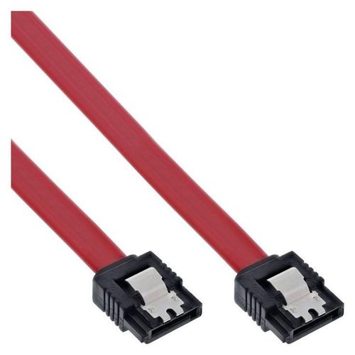 InLine - Câble SATA - Serial ATA 150/300 - SATA pour SATA - 70 cm - verrouillé