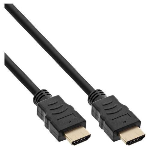 InLine Premium - Câble HDMI avec Ethernet - HDMI mâle pour HDMI mâle - 3 m - triple blindage - noir - support 4K