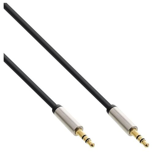 InLine - Câble audio - mini-phone stereo 3.5 mm mâle pour mini-phone stereo 3.5 mm mâle - 10 m - noir