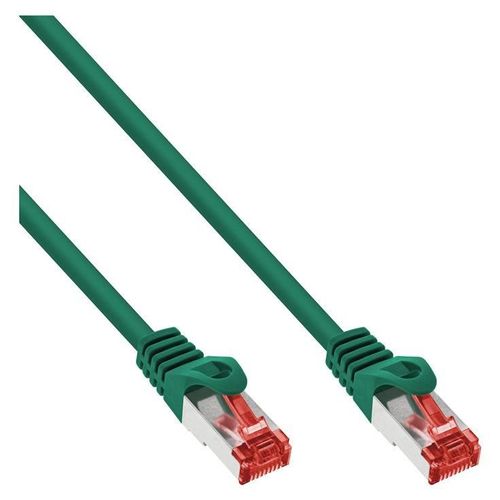 InLine - Cordon de raccordement - RJ-45 (M) pour RJ-45 (M) - 40 m - SFTP, PiMF - CAT 6 - moulé, sans crochet - vert