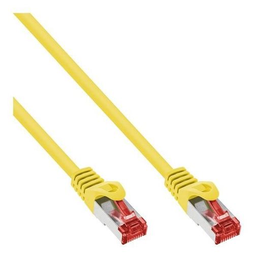 InLine - Cordon de raccordement - RJ-45 (M) pour RJ-45 (M) - 50 m - SFTP, PiMF - CAT 6 - moulé, sans crochet - jaune