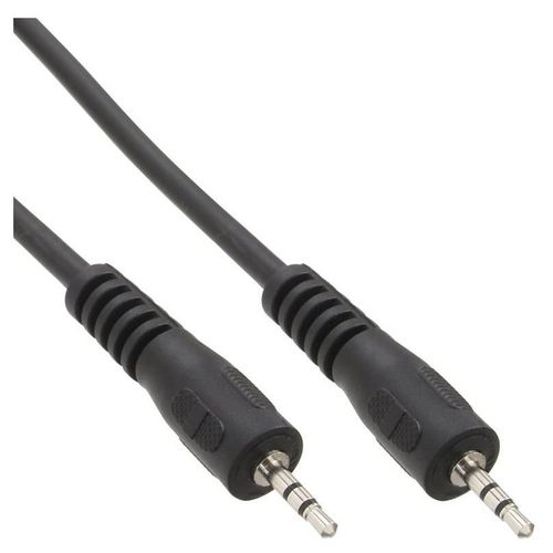 InLine - Câble audio - jack micro stéréo mâle pour jack micro stéréo mâle - 5 m - noir