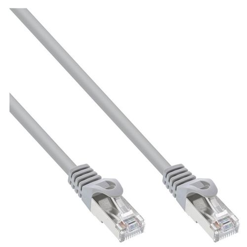 InLine - Cordon de raccordement - RJ-45 (M) pour RJ-45 (M) - 10 m - FTP - CAT 5e - moulé - gris