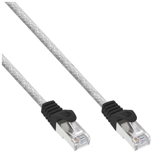 InLine - Cordon de raccordement - RJ-45 (M) pour RJ-45 (M) - 2 m - SFTP - CAT 5e - moulé - transparent