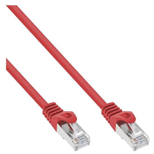 InLine - Cordon de raccordement - RJ-45 (M) pour RJ-45 (M) - 20 m - SFTP - CAT 5e - moulé - rouge