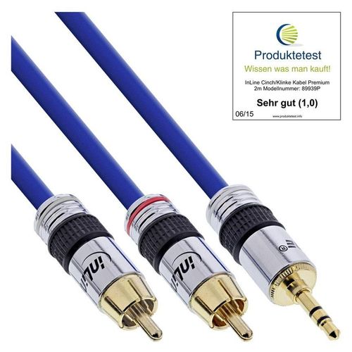 InLine Premium - Câble audio - RCA mâle pour mini-phone stereo 3.5 mm mâle - 7 m