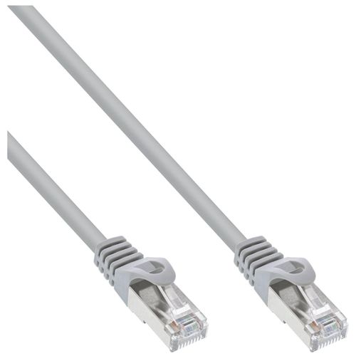 InLine - Cordon de raccordement - RJ-45 (M) pour RJ-45 (M) - 50 m - SFTP - CAT 5e - moulé - gris