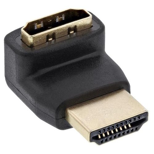 InLine - Adaptateur HDMI - HDMI mâle pour HDMI femelle - connecteur incliné