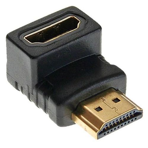InLine - Adaptateur HDMI - HDMI mâle pour HDMI femelle - connecteur incliné
