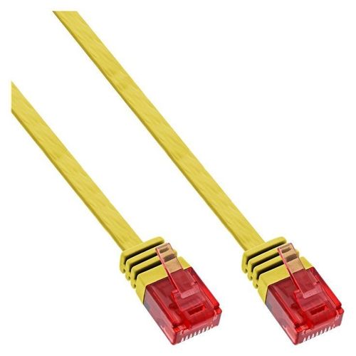 InLine - Cordon de raccordement - RJ-45 (M) pour RJ-45 (M) - 7 m - UTP - CAT 6 - moulé - jaune