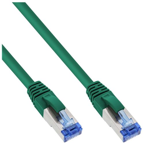 InLine - Cordon de raccordement - RJ-45 (M) pour RJ-45 (M) - 2 m - SFTP - CAT 6a - sans halogène - vert