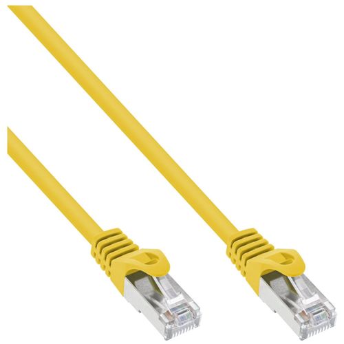 InLine - Cordon de raccordement - RJ-45 (M) pour RJ-45 (M) - 30 m - SFTP - CAT 5e - moulé - jaune
